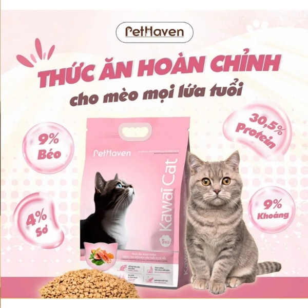 Hạt Kawai Cat cho mèo mọi lứa tuổi