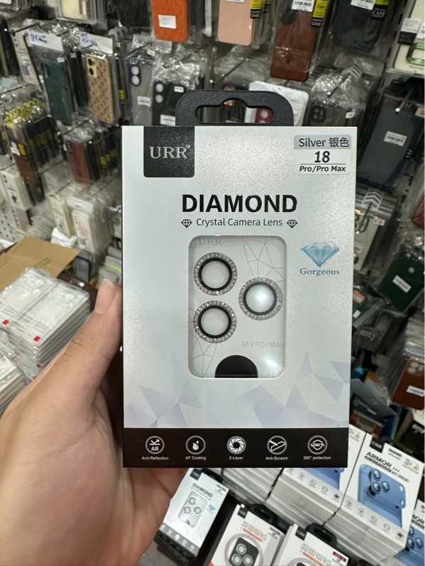 Bảo vệ camera iPHONE 18 PRM 6.9 URR đá/ nhũ/ Armo màu