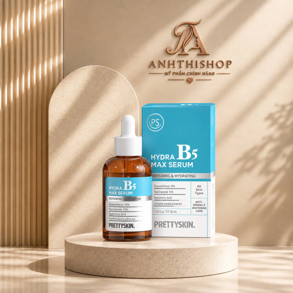 [Cty] Serum B5 Prettyskin phục hồi, dưỡng trắng và chống lão hoá dành cho mọi loại da