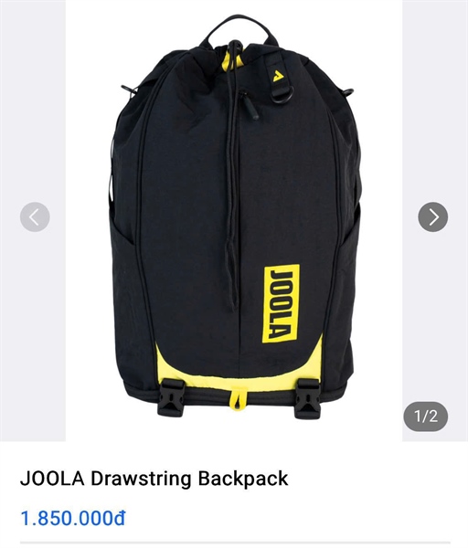 Giền Pickleball - Balo JOOLA Drawstring Backpack