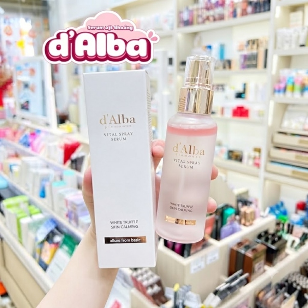 (VAT) Xịt khoáng D'alba 100ml - Vital Spray (HỒNG )
