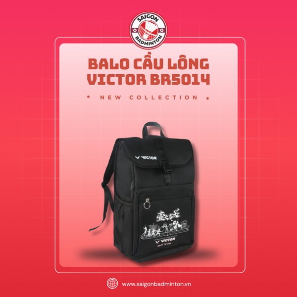Balo Cầu Lông Victor BR5014 - Màu Đen