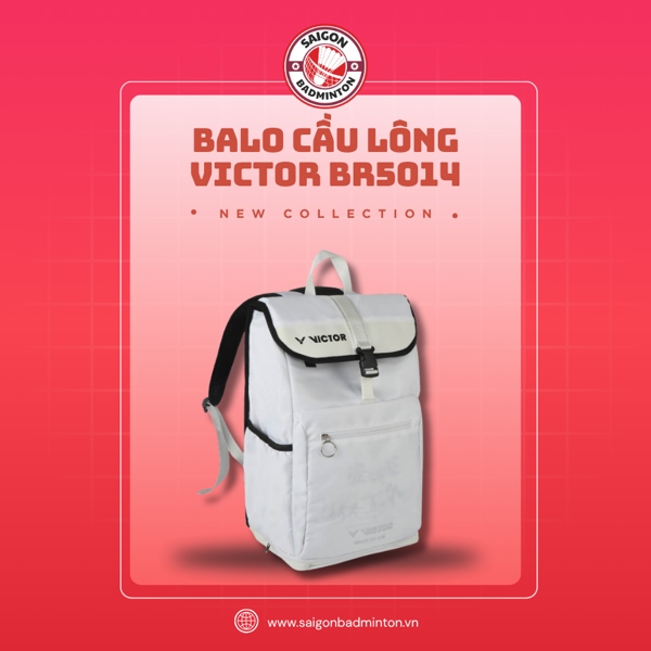 Balo Cầu Lông Victor BR5014 - Màu Trắng