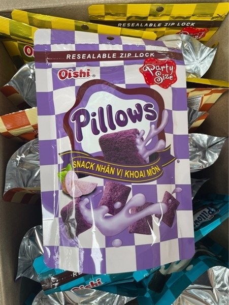 Snack Pillows Nhân Vị Khoai Môn Gói 75gr