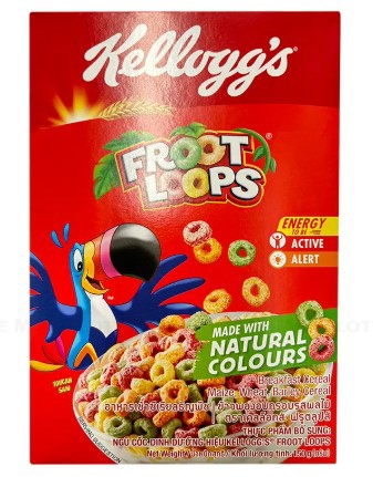 Ngũ cốc dinh dưỡng Kellogg's froot loops 160g