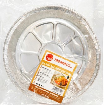 Dĩa giấy bạc tròn 20cm - TBP5