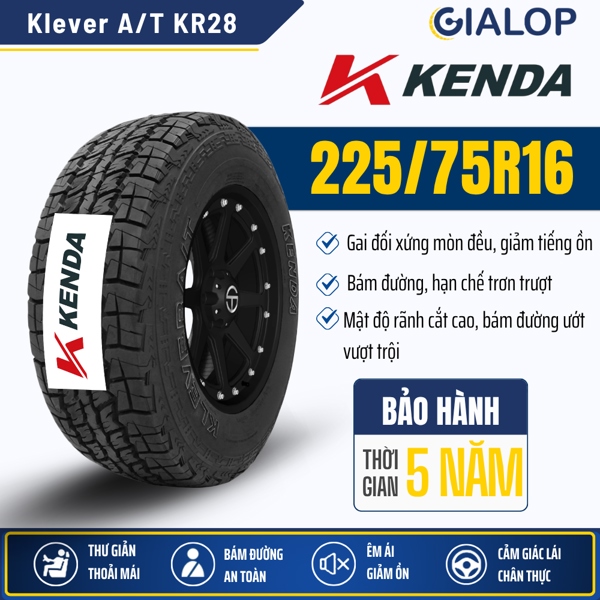Lốp Kenda LT225/75R16 115/112Q KR28