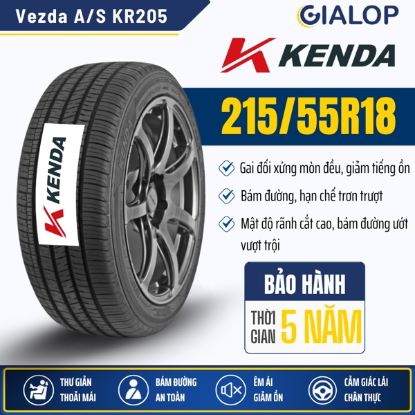 Lốp Kenda 215/55R18 95H KR205