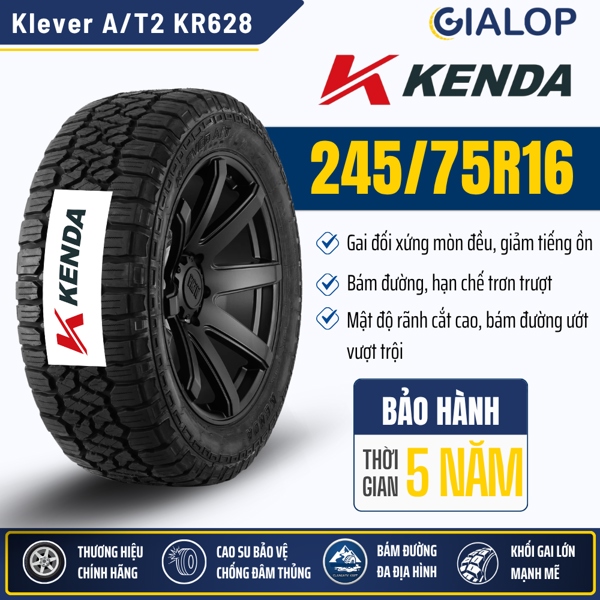 Lốp Kenda LT245/75R16 120/116S KR628