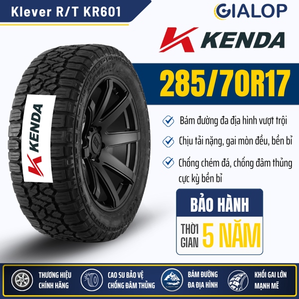 Lốp Kenda LT285/70R17 121/118R KR601