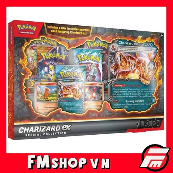 TCG POKEMON CHARIZARD EX SPECIAL COLLECTION BOX