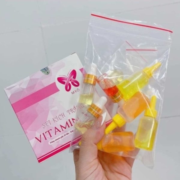 Set kích trắng Vitamin x10 Myo chính hãng