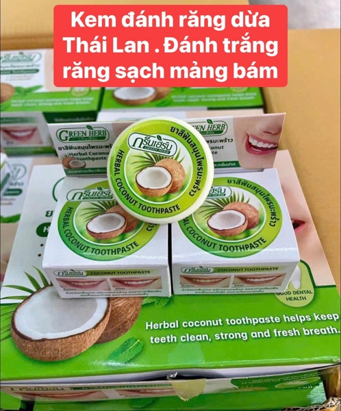 Kem trắng răng dừa Thái Lan chính hãng
