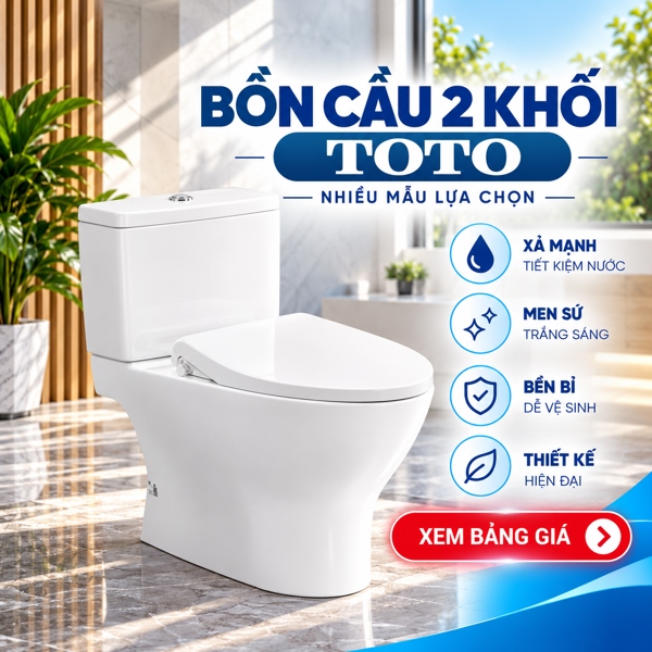 Bồn cầu 2 khối TOTO