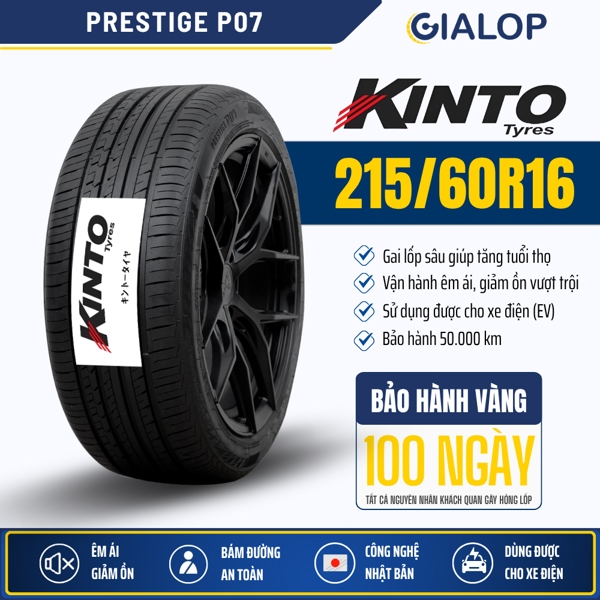 Lốp Kinto 215/60R16 P07