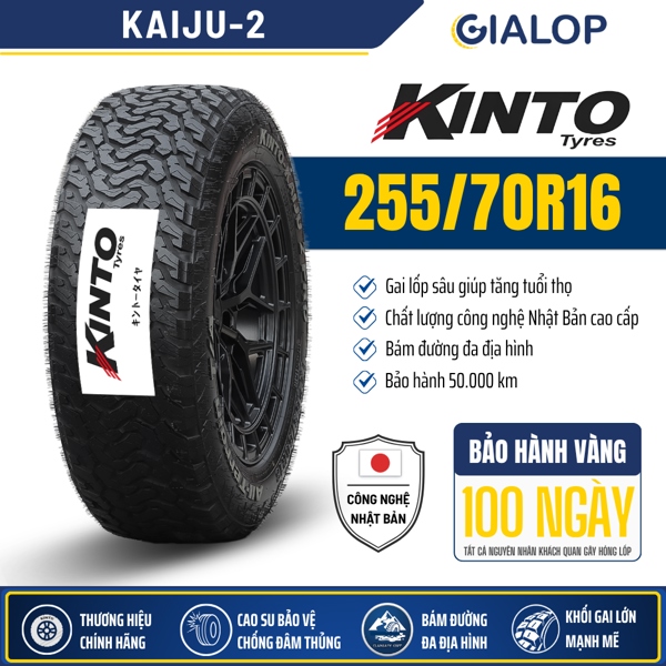 Lốp Kinto 255/70R16 KAIJU 2