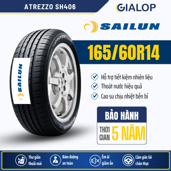 Lốp Sailun 165/60R14 75H SH406 BHSL
