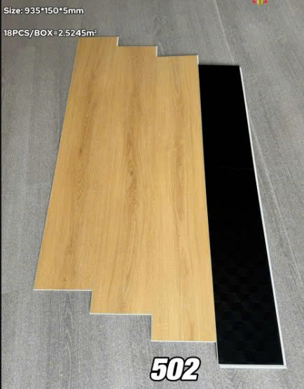 SÀN NHỰA HÈM KHÓA 4MM + 1MM IXPE (935x150x5MM) - SA502 - MÀU GỖ