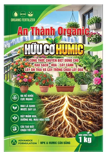 Phân bón HỮU CƠ SINH HỌC PLATINUM ANTHANH(1kg viên)