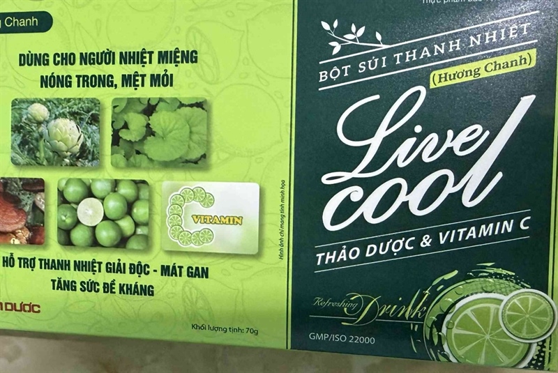 Bột sủi Livecool Chanh (H10g)