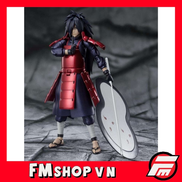(2ND DÍNH SƠN TRÊN GIÁP + TRẦY QUẠT) SHF MADARA UCHIHA