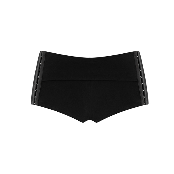 Quần Short TWENTI Nẹp Gài Siêu Ngắn - ĐEN nẹp gài - Freesize