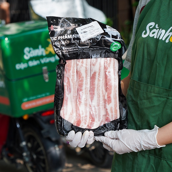 Ba chỉ lợn Nga không da cắt nướng 500g