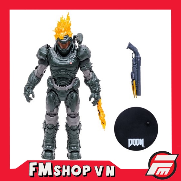 (2ND) MCFARLANE DOOM SLAYER EMBER SKIN MÔ HÌNH CÓ KHỚP