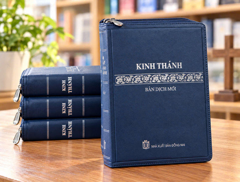 Kinh Thánh Bản Dịch Mới dây kéo (14x21cm)