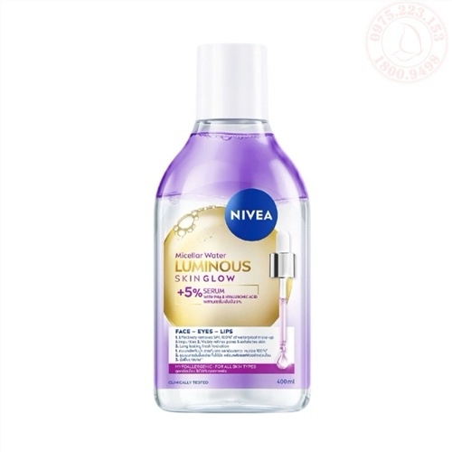 Nước tẩy Trang Nivea luminous sáng da 125ml