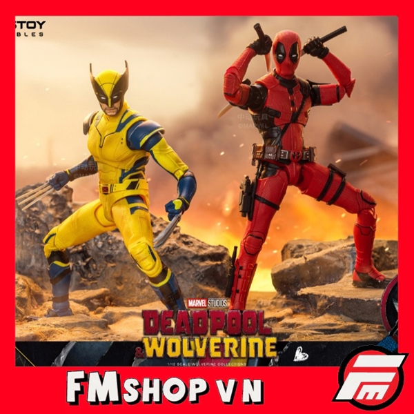 ZD TOYS MARVEL DEADPOOL & WOLVERINE ACTION FIGURE SET MÔ HÌNH CÓ KHỚP