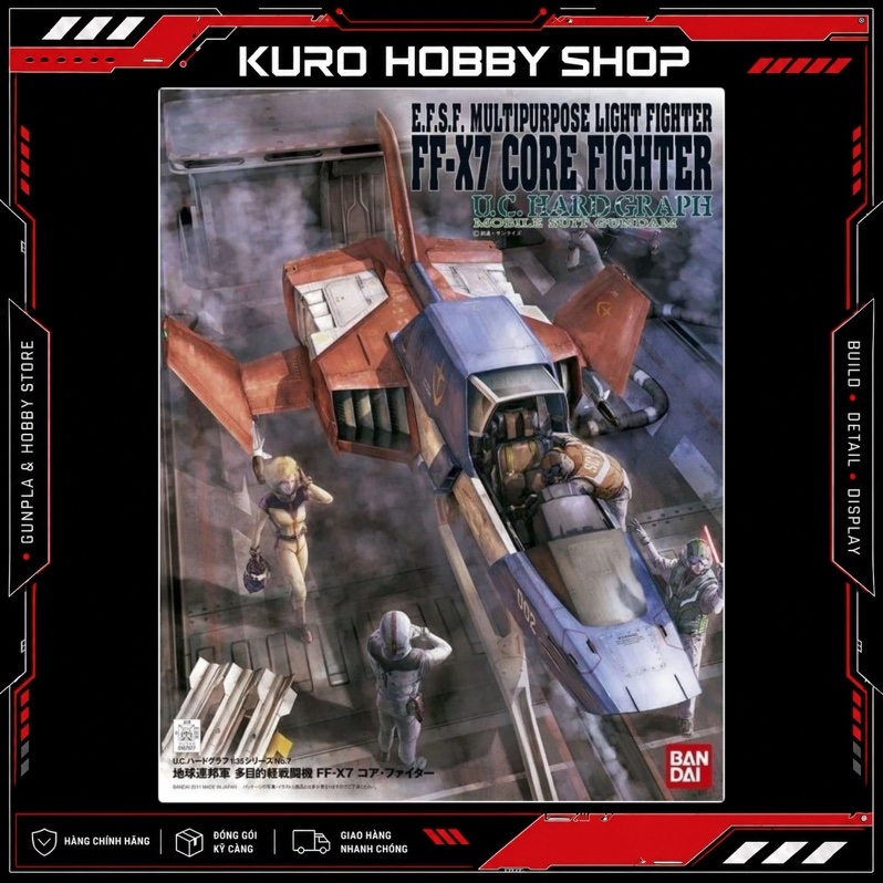 UCHG 1/35 CORE・FIGHTER - Mô Hình Lắp Ráp Gundam