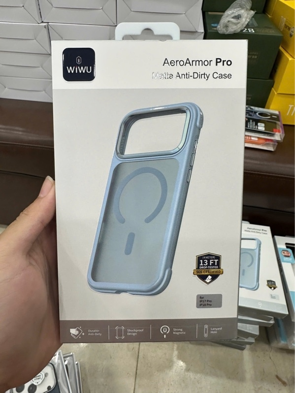 Ốp WIWU AeroArmo nhám 17/ 18 pro max 6.9