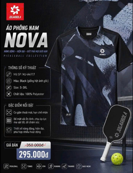 Giền Pickleball - Áo phông nam Nova