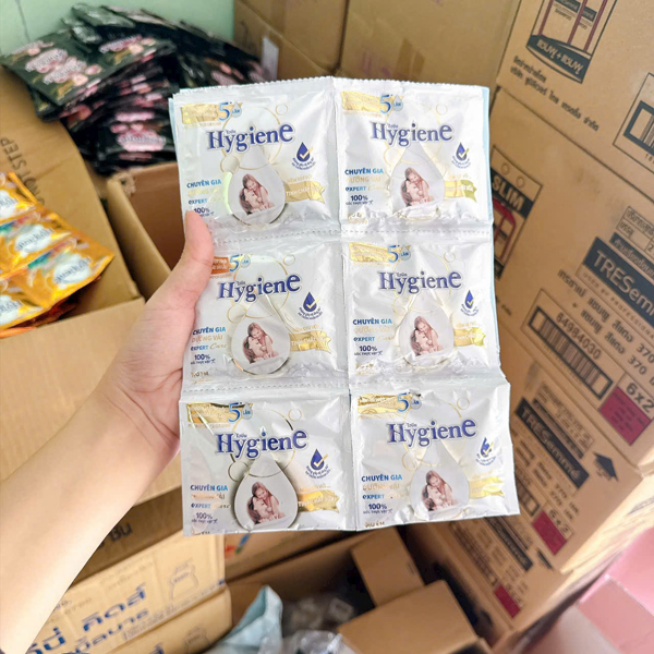 Nước xả vải Hygiene Thái lan, dây 24 gói