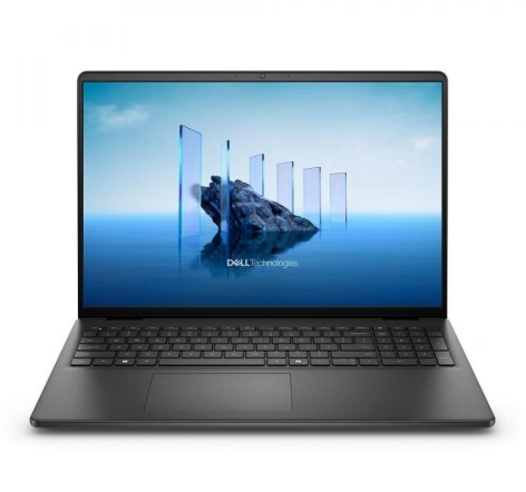 Máy tính xách tay Dell 16 DC16250 (Core 5-120U, 16GB, 1TB SSD, Intel Graphics, 16" FHD+, 3C 41Wh, ax+BT, FP, OfficeHome24+365, McAfee LS, Win 11 Home, Carbon Black (Đen), 1Y WTY)