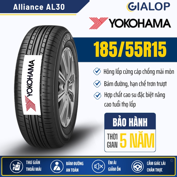 Lốp YOKOHAMA Alliance 185/55R15 AL30 (82V)