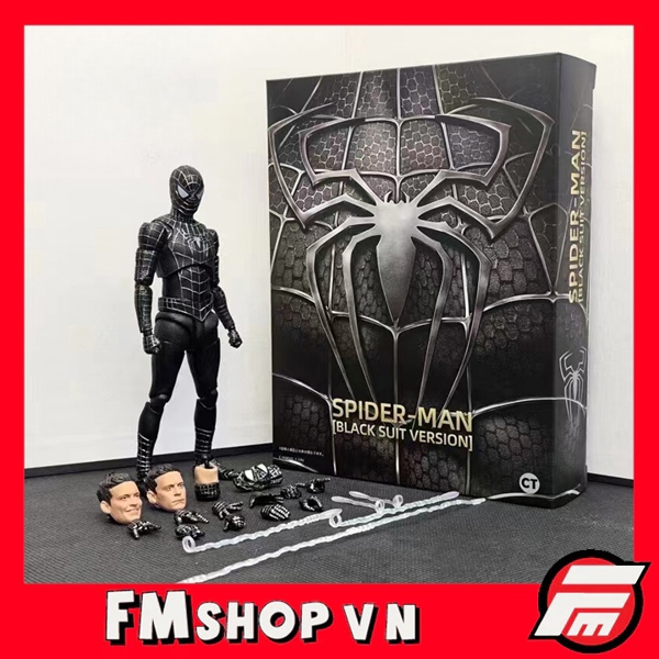 MÔ HÌNH CÓ KHỚP SHF SPIDER MAN BLACK SUIT BOOTLEG
