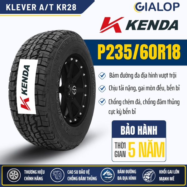 Lốp Kenda P235/60Rl8 103H KR28