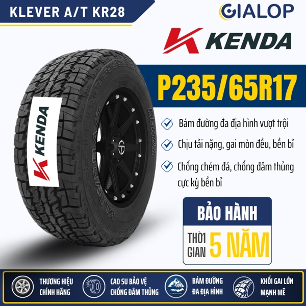 Lốp Kenda P235/65R17 104S KR28
