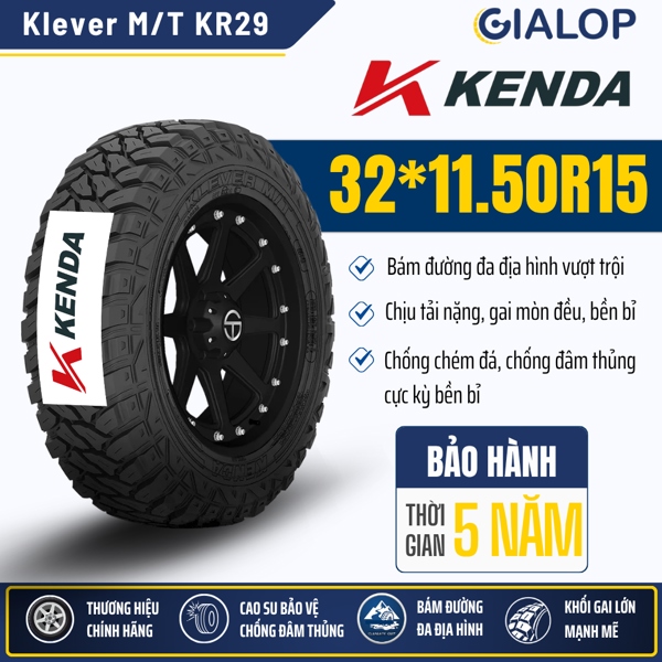 Lốp Kenda 32*11.50R15LT 113Q KR29