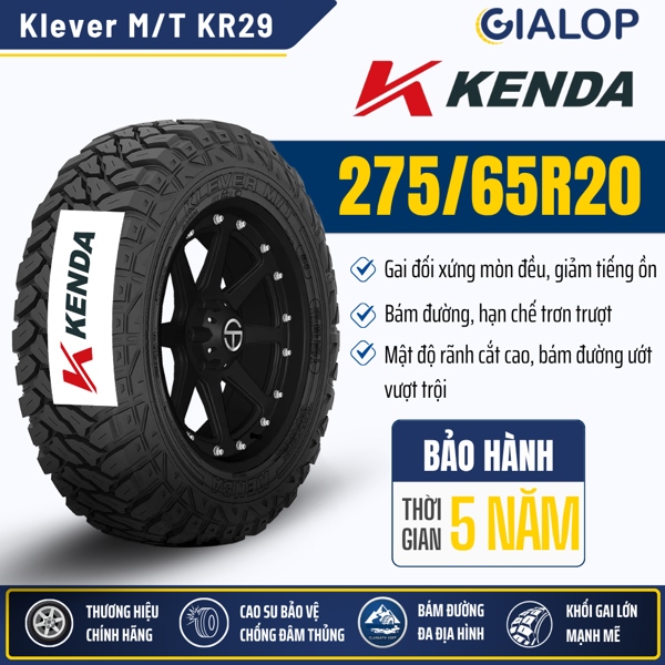 Lốp Kenda LT275/65R20 126/123Q KR29