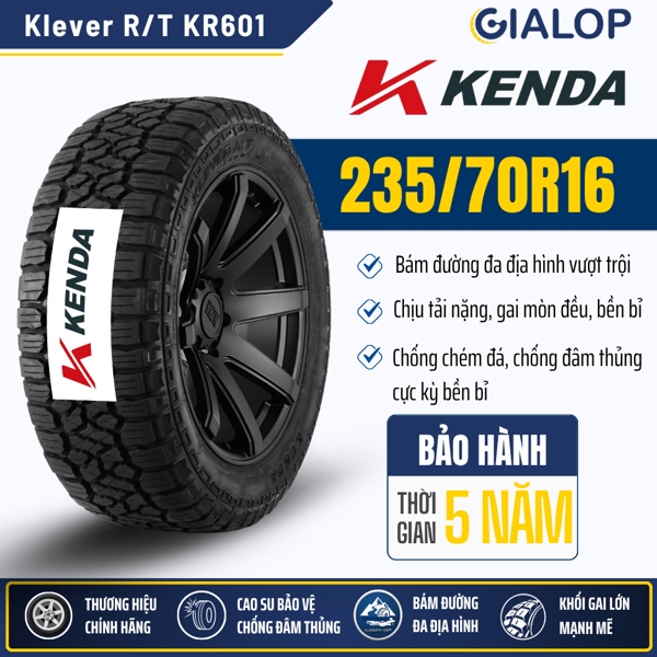 Lốp Kenda LT235/70R16 104/101R KR601