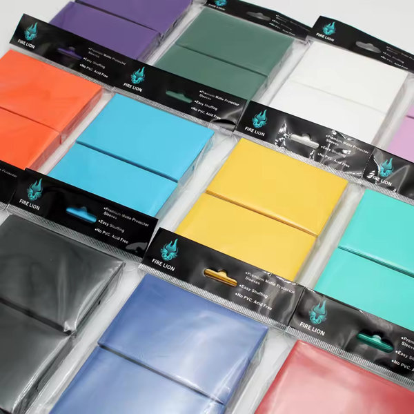 Vỏ Bọc Bài Cao Cấp Fire Lion Matte Card Sleeves 66*91mm (100 Cái/Pack)