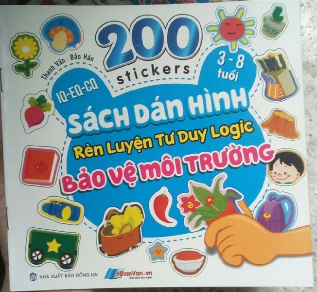 Sách dán hình bảo vệ môi trường