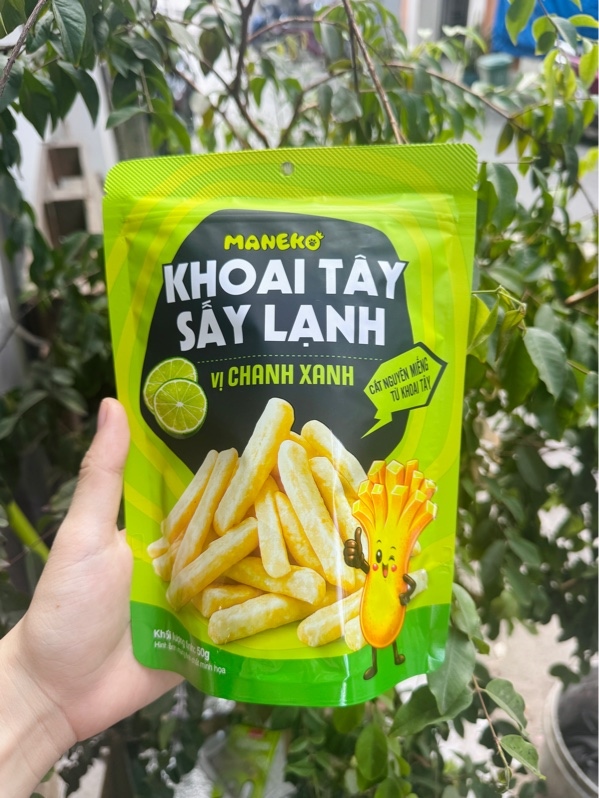 Khoai tây sấy lạnh vị chanh xanh - 40gói/thùng