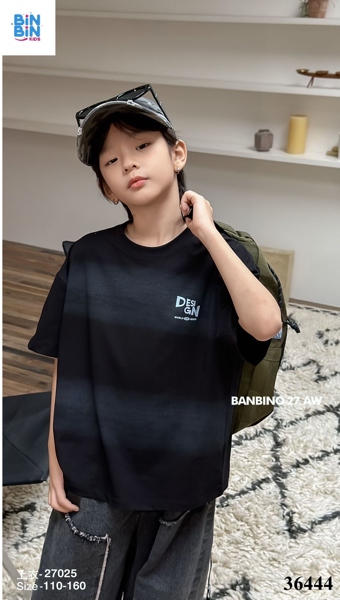 36444 Áo thun BBN Design ĐEN loang