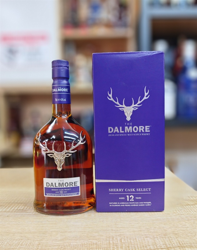Rượu Dalmore 12 năm 70cl Sherry cask màu tím