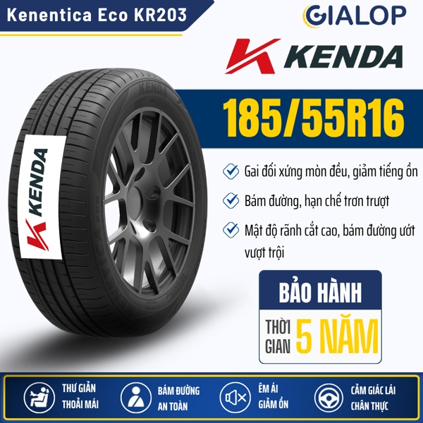 Lốp Kenda 185/55R16 87H KR203
