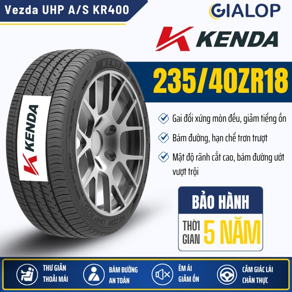 Lốp Kenda 235/40ZR18 95W KR400